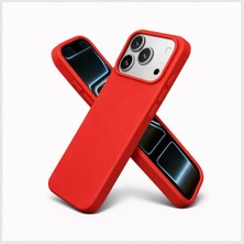Bzontech iPhone 17 Pro Max Uyumlu Kılıf Renkli Lansman Içi Kadife Yumuşak Kamera Yükseltili Silikon