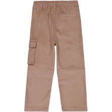 Civil Boys Kargo Cepli Kadife 6-9 Yaş Pantolon - Bej 8-9 Yaş