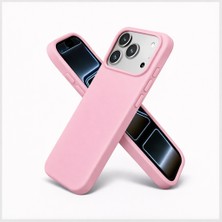Bzontech iPhone 17 Pro Max Uyumlu Kılıf Renkli Lansman Içi Kadife Yumuşak Kamera Yükseltili Silikon