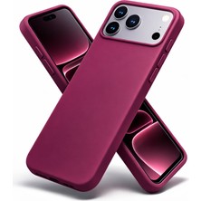 Bzontech iPhone 17 Pro Max Uyumlu Kılıf Renkli Lansman Içi Kadife Yumuşak Kamera Yükseltili Silikon