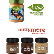 Nutty More Fındık Ezmesi & Safya Fıstık Ezmesi Sportive Tanışma Paketi