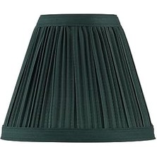 Skygo Aspen 33123-2, Avize Pileli Klipsli Yeşil Gölge, 7,62 cm Üst x 15,24 cm Alt x 12,7 cm Eğim, 2'li Set
