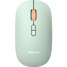 Philips SPK7508 Bluetooth Kablosuz 1600DPI 6 Tuşlu Dual Mod Sessiz Optik Mouse Yeşil