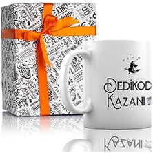 Skygo Dedikodu Kazanı Tasarımlı Porselen Kupa Bardak