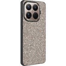 Epilons Onegif Mi 15T Bright Simli Kapak - Gümüş