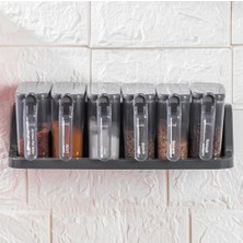 Skygo Baharat Saklama Kabı, 6'lı, Kaşıklı, Etiketli