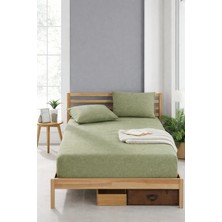 Pamuklu Yastıklı Lastikli Çarşaf Tek Kişilik