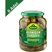 kühne Alman Tipi Kornişon Salatalık Turşusu (350 ml) x6 Adet