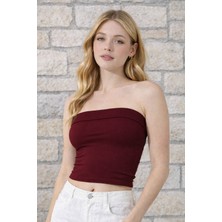 Straplez Büstiyer Crop