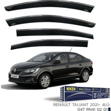 Btl Otomotiv Renault Taliant 2021- Sonrası Kromlu Cam Rüzgarlığı Niken 4\'lü Set