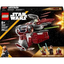 : Klon Savaşları Ahsoka’nın Jedi Interceptor’ı 75401-8 Yaş ve Üzeri Kız ve Erkek Çocuklar Için Yaratıcı Oyuncak Yapım Seti, Doğum Günü Hediyesi (290 Parça)