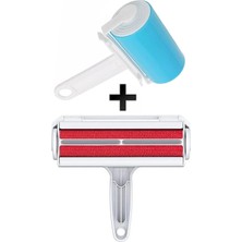 Özgürce Mavi Yıkanabilir Tüy Alma Rulosu ve Gırgır Tüy Toplayıcı Seti