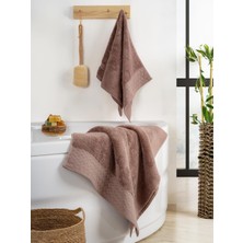 Tekstil Stokları Yüksek Su Emici Microcotton Iplik 1 Adet 50X90CM 1 Adet 70X140 cm Havlu Seti