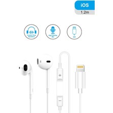 Piranha 2051 Kablolu Kulak Içi Kulaklık | Ios Lightning Bağlantı | Mikrofonlu | 1.2m Kablo | Yüksek Ses Kalitesi