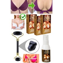 Macgon Masaj Rulosu + 3 Adet Kadınlar Için Doğal Evde Esnetik Şekillendirici 100ML Sprey