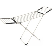 Özgürce Pratik ve Şık Kalın Borulu Çamaşır Kurutmalığı, Mat Beyaz, Dayanıklı Tasarım