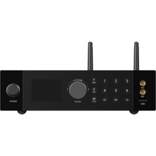 Arylic A100 Hi-Fi  Kablosuz Stereo Amplifikatör - 2X100W, Wifi, Bluetooth 5.0, Airplay, Phono (Pikap) Girişi ve Karaoke Özellikli