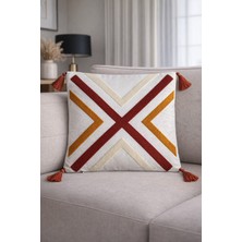 Onaltı Tekstil Punch Kırlent Kılıfı 2 Adet