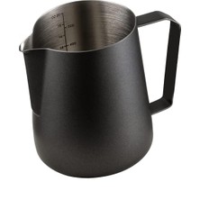 Feyza Design 304 Çelik 600 ml Siyah Teflon Kaplama Kahve Süt Köpürtme Potu