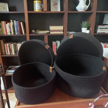 2 Li Çok Amaçlı Bambu Organizer