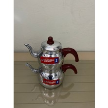 Feyza Design Şık ve Dayanıklı Alüminyum Mini Çaydanlık ile Lezzetli Çaylar Hazırlayın