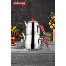 Feyza Design Prizma Mega Boy Çaydanlık Takımı, Şık ve Dayanıklı Ev Kullanımı Için