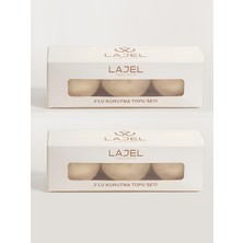 Özgürce 6'lı Organik El Yapımı Keçe Yün Çamaşır Kurutma Topu Seti