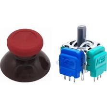 Pop Konsol Xbox One Manyetik Analog Motor 1+1 Set Bordo Topuz Hall Sensör Joystick Yedek Parça