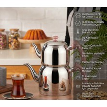 Feyza Design Mini Boy 1,9 Lt Paslanmaz Çelik Çaydanlık Rosegold K390