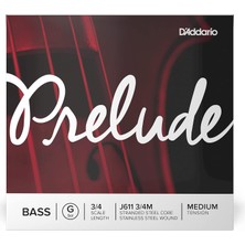 Hype Store D'addario J611 3/4m Prelude G Kontrabas Teli (Sol)