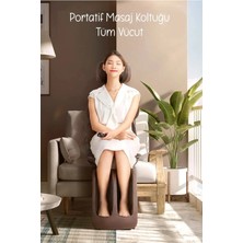 Macgon Portatif Masaj Minderi, Boyunluklu Masaj Koltuğu. Isıtmalı