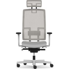 Nurus  Me Too Çalışma Sandalyesi - Başlıklı - Gri