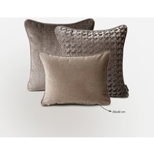 Lidoma Home "cheva" Kırlent Kılıfı Seti - Mini 30X40 - Kahve