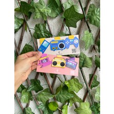 Tiny Stories TR Mıknatıslı Kitap Ayracı - 90'lar Temalı 6 Adet -Magnetic Bookmark Page Marker