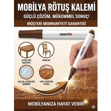 Mobilya Rötuş Kalemi - Ahşap, Parke ve Kapı Çizik Giderici Yenileyici Kalem - Venge / Kestane