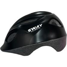 Çocuk Kask Siyah Sway N20