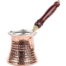 Feyza Design Bakır Klasik Cezve, 4 Kişilik, Şık ve Dayanıklı Mutfak Gereçleri