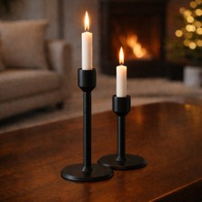 Zuulab Ikili Şamdan Mumluk Seti