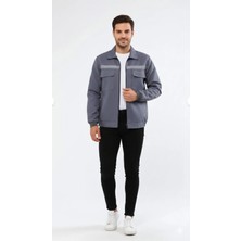 Hırdavat Home Iş Montu - 7/7 Kapitoneli Gri Kışlık Işçi Mont