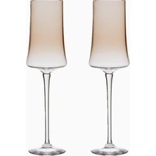 Brunello Cucinelli Murano Cam El Işçiliği 2'li Şampanya Kadehi