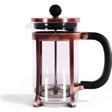 Feyza Design 600 ml Paslanmaz Çelik French Press, Kahve ve Bitki Çayı Demleme Aracı
