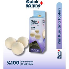 Özgürce Yün Kurutma Topları 3'lü, Hassas ve Etkili Çamaşır Kurutma Seti