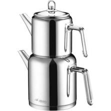 Feyza Design Büyük Boy Çelik Çaydanlık, Dayanıklı ve Şık Tasarım