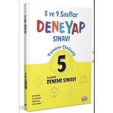 Editör Yayınları Editör 8 ve 9. Sınıflar Için Deneyap Sınavı Çözümlü 5 Deneme Sınavı
