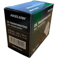 Skygo Zil Trafosu 4-8-12V /4VA AK-910 Kapı Zili Trafosu,transformator,güç Kaynağı Bell Transformer