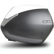 Shad SH36 Yan Çanta Siyah (Beyaz Kapaklı)