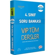 Skygo Editör 4. Sınıf Vıp Tüm Dersler Soru Bankası Mavi Kitap