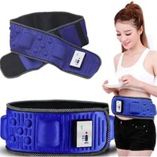 Macgon Mavi 5 Motorlu 7 Programlı Titreşimli Masaj Kemeri Göbek Eritme Aleti Masaj Kemeri