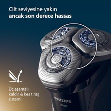 Skygo Philips I9000 Skinıq Islak ve Kuru Tıraş Makinesi, 360° Hassas Başlıklar, Yapay Zeka Destekli, Temizleme Ünitesi ve Seyahat Çantası Hediyeli, X9002/30