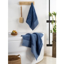 Tekstil Stokları Yüksek Su Emici Microcotton Iplik 1 Adet 50X90CM 1 Adet 70X140 cm Havlu Seti